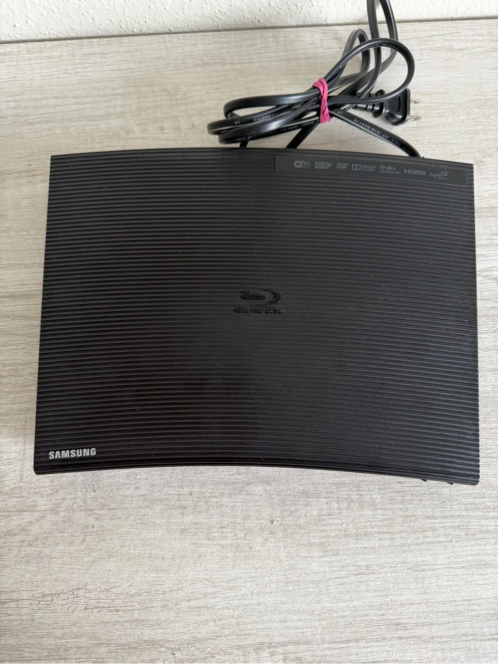 Samsung BD-JM57 Blu-Ray DVD Player Wi-Fi Streaming NO REMOTE Tested